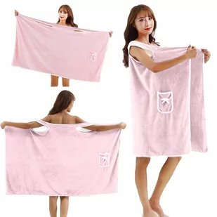 Ręcznik Damski Tunika Do Sauny Szlafrok Pareo Spa - Ręczniki - miniaturka - grafika 1