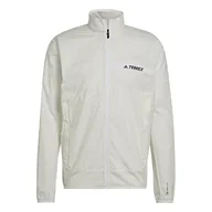 Kurtki męskie - adidas Męska kurtka przeciwwiatrowa Mt, biała (nondye), S - miniaturka - grafika 1