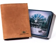Portfele - Skórzany portfel męski z ochroną RFID — Peterson - miniaturka - grafika 1