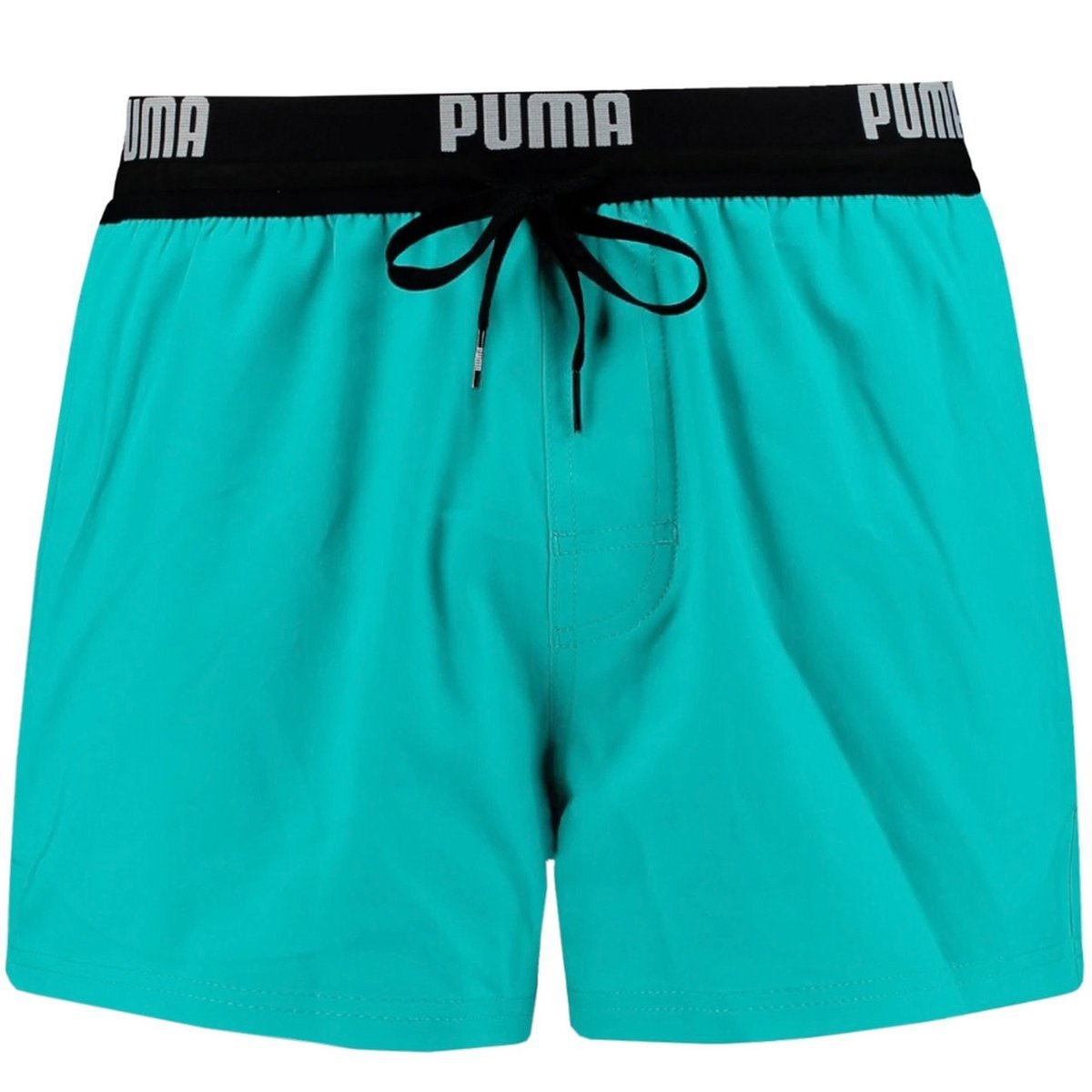 Spodenki kąpielowe męskie Puma Logo Short Lenght miętowe 907659 08-2XL