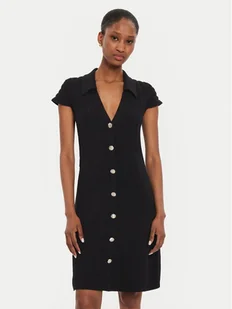 Morgan Sukienka dzianinowa 242-RMSIX Czarny Slim Fit - Sukienki - miniaturka - grafika 1