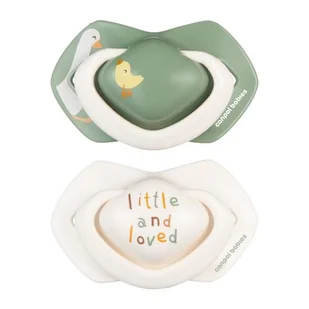 CANPOL BABIES Smoczek silikonowy Light touch 0-6m symetryczny GOOSE 22/667, 2szt. >> 0zł za wysyłkę przy zakupach od 149 zł << - Smoczki uspokajające - miniaturka - grafika 1