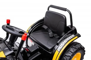 Pojazd Koparka Traktor Żółty - Pojazdy elektryczne dla dzieci - miniaturka - grafika 9