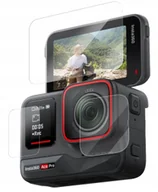Akcesoria do kamer sportowych - Zestaw Osłon Osłona Szkło Na Obiektyw + 2x Ekran Lcd Do Kamery Insta360 Ace / S6-flm-03-tis - miniaturka - grafika 1
