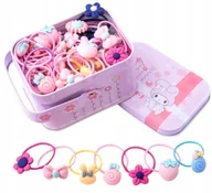 Ozdoby do włosów - edibazzar, Zestaw gumek do włosów dla dziecka dziewczynki, 40szt. - miniaturka - grafika 1