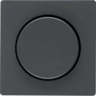 Gniazdka elektryczne - Berker Q1/Q3/Q7 antracyt klawisz ściemniacza obrotowego B_11376086 - miniaturka - grafika 1