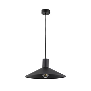 Czarna lampa wisząca z szerokim kloszem TK 1831 z serii JUMP - Lampy sufitowe - miniaturka - grafika 1