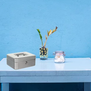Rottner HomeStar Cash 2 kasetka, srebrna - Sejfy i kasy pancerne - miniaturka - grafika 4