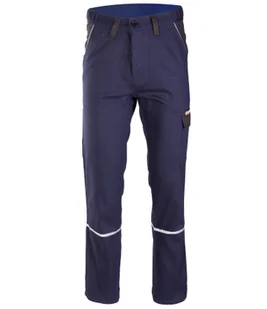 SPODNIE ROBOCZE DO PASA BRIXTON NATUR; EN ISO 13688:2013; GRANATOWE - Odzież robocza - miniaturka - grafika 1