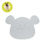 Akcesoria do karmienia - Lassig Silikonowa mata podkładka Little Chums Mysz szara solution-bc-7424-0 - miniaturka - grafika 1
