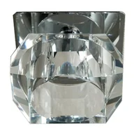 Lampy sufitowe - Candellux Podtynkowa halogenowa OPRAWA sufitowa OCZKO SK-26 2286641 Chrom transparentny - miniaturka - grafika 1