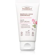 Kremy do twarzy - Green Pharmacy Damask Rose & Ceramides Face Cream krem intensywnie odżywiający do twarzy na dzień 50 ml - miniaturka - grafika 1