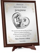 Pamiątka Pierwszej Komunii Świętej - Obrazek z życzeniami i dedykacją na Komunię dla chłopca - miniaturka - grafika 1