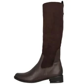 Kozaki damskie - Caprice Damskie 9-25514-41 Półdługie kozaki, Dk Brown Comb, 42 - miniaturka - grafika 1