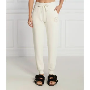 Emporio Armani Spodnie dresowe | Regular Fit - Dresy damskie - miniaturka - grafika 1