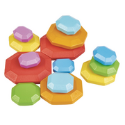 Zabawki kreatywne - ONE TWO FUN - Drewniane klocki montessori 24m+ - miniaturka - grafika 1