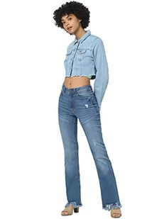 ONLY Onlwonder Ls Cropped DNM kurtka damska Gua Noos, jasnoniebieski (light blue denim), M - Kurtki damskie - miniaturka - grafika 1