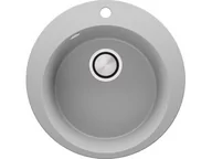 Zlewozmywaki - Zlewozmywak okrągły kuchenny granitowy jednokomorowy bez ociekacza Piza 45 - miniaturka - grafika 1