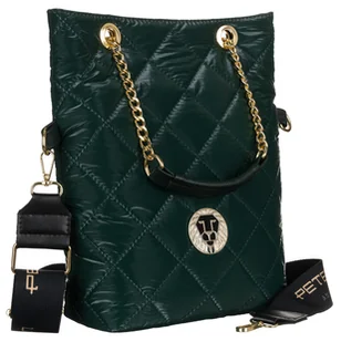 Pikowana Listonoszka Z Łańcuchami — Peterson - Torebki damskie - miniaturka - grafika 1