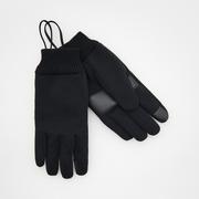 Reserved - Rękawiczki z łączonych materiałów - Czarny