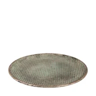 Tace i patery - Okrągła taca dekoracyjna metalowa 38 cm - miniaturka - grafika 1