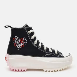 Trampki damskie - Wysokie Buty sportowe damskie Converse Run Star Hike A01598C 38 (5.5US) 23,5 cm Black/University Red/Cherry Blossom (194433521031_EU) - grafika 1