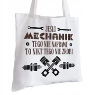 Torby i wózki na zakupy - Torba Bawełniana biała dla Lekarza Na Prezent ekologiczna Trwały Nadruk - miniaturka - grafika 1