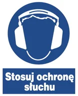 Akcesoria BHP - ZNO-4 - ZNAK BHP nakazu - Stosuj ochronę słuchu - miniaturka - grafika 1