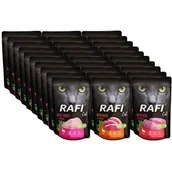 Mokra karma dla kotów - RAFI Cat Adult Mix Smaków 30x100g - miniaturka - grafika 1