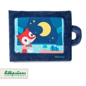 Zawieszki dla dzieci i niemowląt - Lilliputiens Lilliputiens - Lilliputiens Miękka Książeczka Aktywizująca z Mini - Przytulanką dobranoc, Mały Lisku 18 m+ - miniaturka - grafika 1