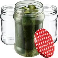 Pojemniki kuchenne - Słoiki na przetwory Seno 315ml 50 szt. 66mm + wieczka serca - miniaturka - grafika 1