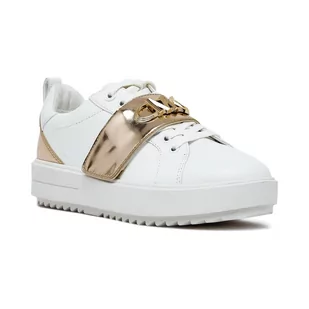 Michael Kors Skórzane trampki EMMETT STRAP LACE UP - Trampki damskie - miniaturka - grafika 1