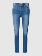 Spodnie damskie - Jeansy o kroju skinny fit z frędzlami model ‘BLUSH’ - miniaturka - grafika 1