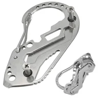 Breloki - Brelok do kluczy karabińczyk survival multitool - miniaturka - grafika 1