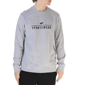 Bluzy męskie - Bluza 4F SS23TSWSM34927M - szara - miniaturka - grafika 1