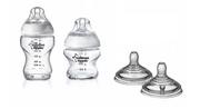 Butelki dla niemowląt - Butelki szklane dodatkowe smoczki Tommee Tippee - miniaturka - grafika 1