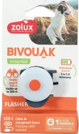 Obroże dla psów - Zolux ZOLUX Świecąca zawieszka do obroży dla psa BIVOUAK niebieska na USB - miniaturka - grafika 1