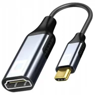 Adaptery i przejściówki - CO2 PRZEJŚCIÓWKA USB-C HDMI KABEL ADAPTER HUB USB TYP C DO HDMI MHL HD 4K 60HZ - miniaturka - grafika 1