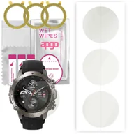 Akcesoria do smartwatchy - 3x Folia hydrożelowa MATOWA do Amazfit Falcon - apgo Smartwatch Hydrogel MATTE Protection Ochrona na ekran smartwatcha - miniaturka - grafika 1
