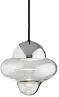Lampy sufitowe - Design By Us - Nutty Lampa Wisząca Clear/Chrome Design By Us - miniaturka - grafika 1