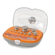 Akcesoria do urządzeń pomiarowych - Komplet wzorców masy / odważników klasy F1 1g - 500g  w opakowaniu z tworzywa Troemner (USA) - miniaturka - grafika 1