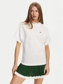 Koszulki i topy damskie - Lacoste Polo PF9654 Biały Relaxed Fit - miniaturka - grafika 1