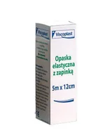 Apteczki i materiały opatrunkowe - 3M VISCOPLAST Opaska elastyczna tkana z zapinką 5m x 12cm - miniaturka - grafika 1