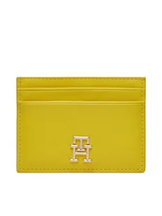 Tommy Hilfiger Etui na karty kredytowe Th Central Cc And Coin Żółty - Etui na dokumenty i karty - miniaturka - grafika 1