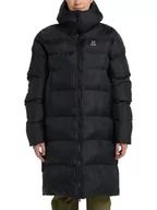 Kurtki damskie - Haglöfs Płaszcz pikowany "Mimic" w kolorze czarnym - miniaturka - grafika 1