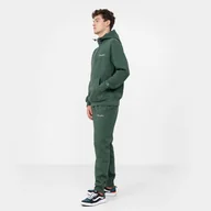 Spodnie sportowe męskie - Męskie spodnie dresowe CHAMPION ROCHESTER Rib Cuff Pants - zielone - miniaturka - grafika 1