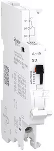 Styk sygnalizacyjny Acti9 SD (wskazanie wyzwolenia elektrycznego), 1 przemienny (1 CO), zaciski dolne - Silniki elektryczne i akcesoria - miniaturka - grafika 1