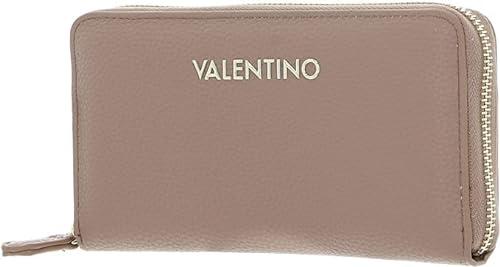VALENTINO Brixton VPS7LX155 zamek błyskawiczny wokół portfela; kolor: biały, Kolor biały, Talla única, Casual