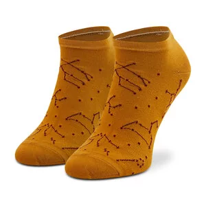 Skarpetki damskie - Skarpety Niskie Unisex FREAKERS - FFSMKON-MUS Pomarańczowy - grafika 1