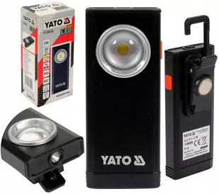 Yato Latarka Lampa Robocza 200 LM 2W, 3XAAA - Latarki - miniaturka - grafika 1
